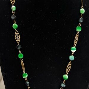 Vintage glass necklace